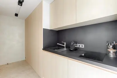 Cuisine ou kitchenette dans l'établissement Studio de Luxe Arc de Triomphe