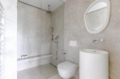 Salle de bains dans l'établissement Studio de Luxe Arc de Triomphe