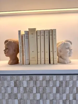 Bibliothèque dans l'appartement