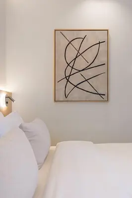 Un ou plusieurs lits dans un hébergement de l'établissement La Suite - Voltaire I - 1 bedroom with AC