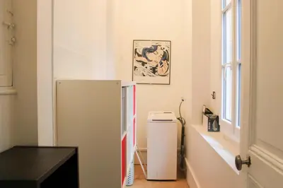 Cuisine ou kitchenette dans l'établissement Bright stay in the heart of Paris for 4 people