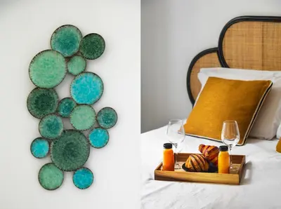 Un ou plusieurs lits dans un hébergement de l'établissement Suite L Ecouffes charme secret du Marais