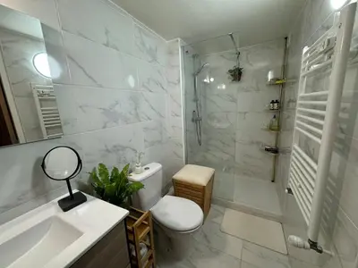 Salle de bains dans l'établissement Duplex in Heart of Paris