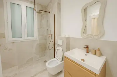 Salle de bains dans l'établissement Appartement familiale parfait pour 4p - paris 13