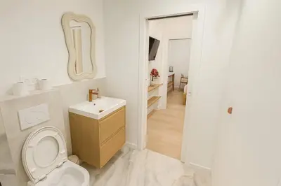 Salle de bains dans l'établissement Appartement familiale parfait pour 4p - paris 13