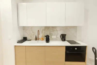 Cuisine ou kitchenette dans l'établissement Appartement familiale parfait pour 4p - paris 13