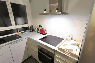 Cuisine ou kitchenette dans l'établissement Magnifique Appartement Quartier Opera Bastille !