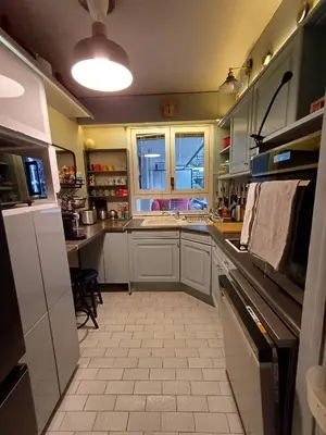 Cuisine ou kitchenette dans l'établissement Centre Paris