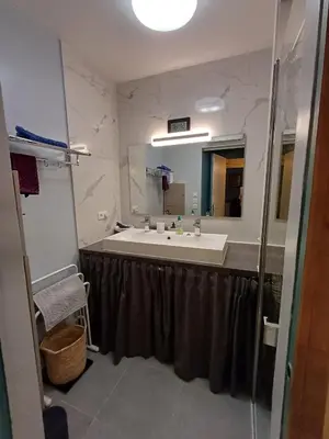 Salle de bains dans l'établissement Centre Paris