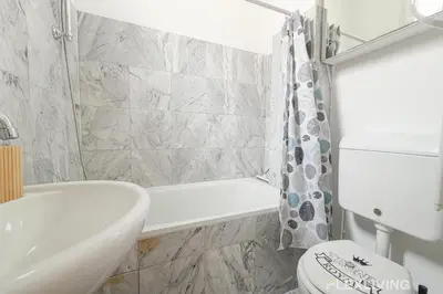 Salle de bains dans l'établissement Lovely Studio in Paris 13