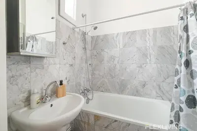 Salle de bains dans l'établissement Lovely Studio in Paris 13