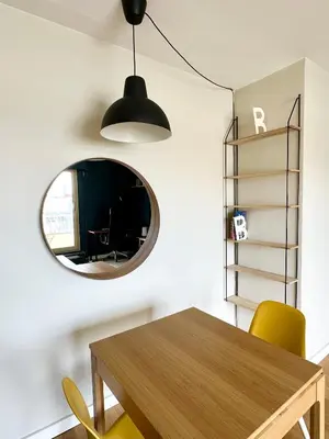 Télévision ou salle de divertissement dans l'établissement L'Amelot - Studio avec terrasse Paris 11e