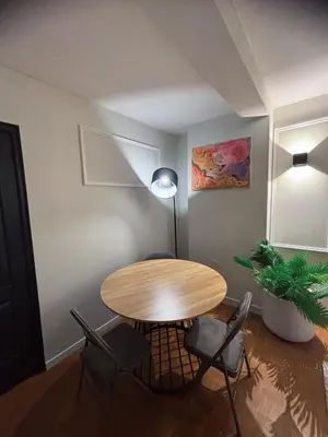 Coin salon dans l'établissement Luxe 2 bedrooms Paris 14th & Montrouge