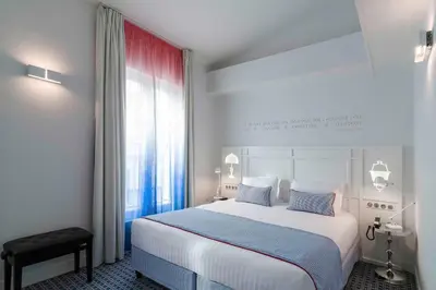 Un ou plusieurs lits dans un hébergement de l'établissement Hotel 34B - Astotel