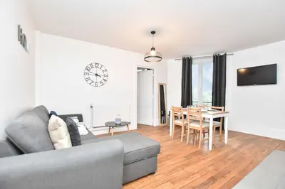 Coin salon dans l'établissement Charming apartment - 1BR 6P - Opéra Garnier