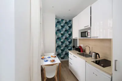 Cuisine ou kitchenette dans l'établissement Studio original et reposant - Paris 10 - 2P