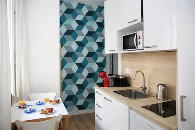Cuisine ou kitchenette dans l'établissement Studio original et reposant - Paris 10 - 2P