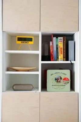 Bibliothèque dans l'appartement