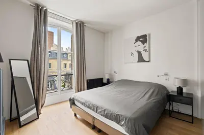 Un ou plusieurs lits dans un hébergement de l'établissement Cozy Corner Ballu