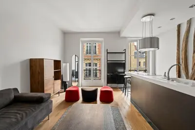 Cuisine ou kitchenette dans l'établissement Cozy Corner Ballu