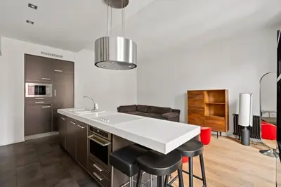 Cuisine ou kitchenette dans l'établissement Cozy Corner Ballu