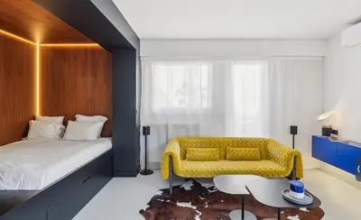 Un ou plusieurs lits dans un hébergement de l'établissement Penthouse Design & Luxury Terrace