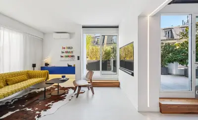 Coin salon dans l'établissement Penthouse Design & Luxury Terrace