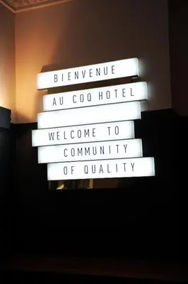 Plan de l'établissement COQ Hotel Paris