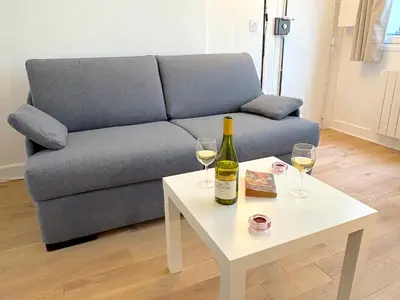 Coin salon dans l'établissement Le Studio Merri