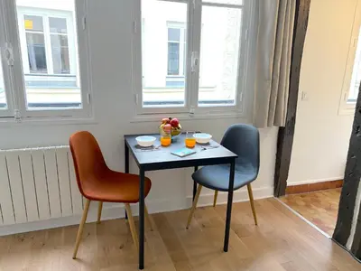 Coin salon dans l'établissement Le Studio Merri