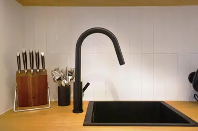 Cuisine ou kitchenette dans l'établissement Apartment ideally located in Paris 15