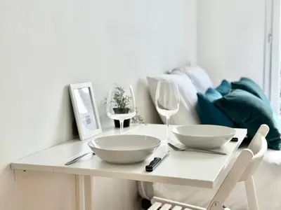 Coin salon dans l'établissement New 355 Suite Celine- Cosy Apartment Paris Center