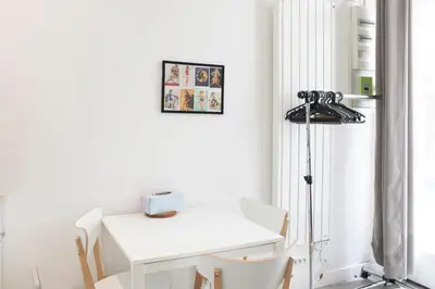 Plan de l'établissement Studio cosy sur cour - Centre de Paris