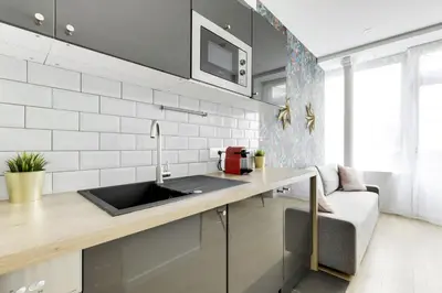 Cuisine ou kitchenette dans l'établissement Charming duplex apartment near Montmartre