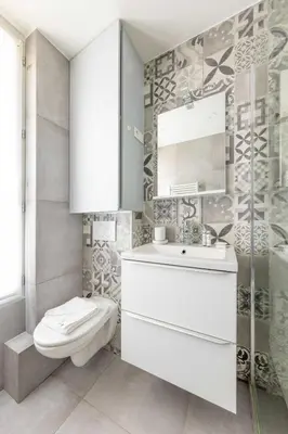 Salle de bains dans l'établissement Charming studio - 2P - Ternes 17th