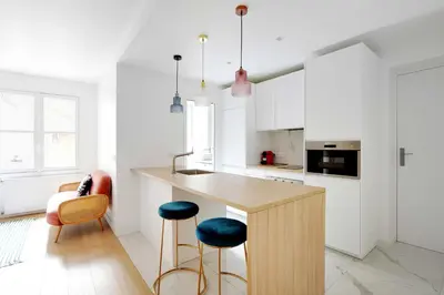 Cuisine ou kitchenette dans l'établissement Beautiful 1BDR - 2P - Dauphine - 16e arr