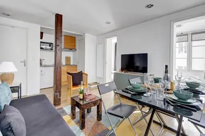 Cuisine ou kitchenette dans l'établissement TBS 341 - Superb apartment in Paris