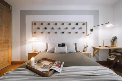 Un ou plusieurs lits dans un hébergement de l'établissement Lido - 1 chambre à Saint-Germain-des-Prés