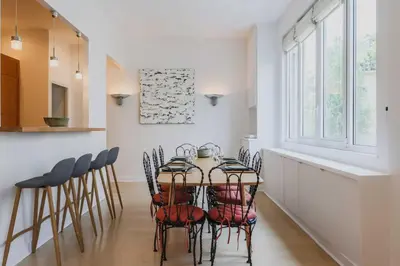 Plan de l'établissement Peaceful flat - 2BD-9P - Passy-Tour Eiffel