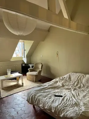 Un ou plusieurs lits dans un hébergement de l'établissement Luxury stay in Paris center