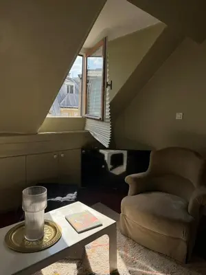 Coin salon dans l'établissement Luxury stay in Paris center