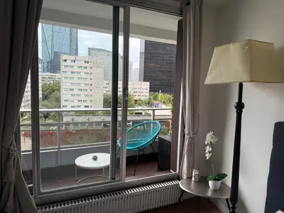 Plan de l'établissement Studio sympa à Paris en métro -balcon & wifi