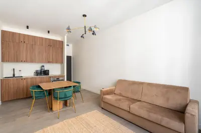Cuisine ou kitchenette dans l'établissement Chic Renovated 1BDR Apartment Near Bastille