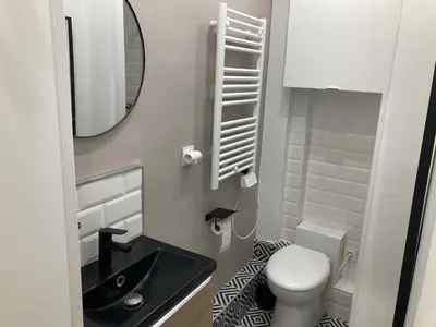 Salle de bains dans l'établissement Joli Studio Paris 15e