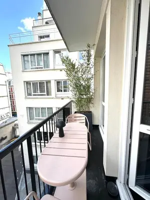 Balcon ou terrasse dans l'établissement design apartment