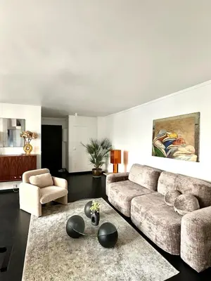 Coin salon dans l'établissement design apartment