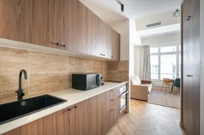 Cuisine ou kitchenette dans l'établissement Spacious Paris Duplex for 4 Near Bastille