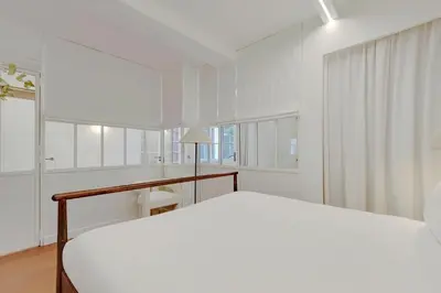 Un ou plusieurs lits dans un hébergement de l'établissement Pick A Flat's Apartment in Gobelins - Avenue des Gobelins