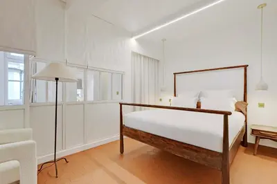 Un ou plusieurs lits dans un hébergement de l'établissement Pick A Flat's Apartment in Gobelins - Avenue des Gobelins