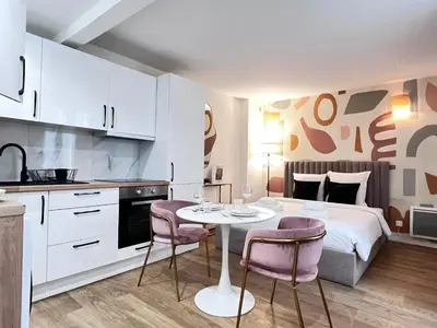 Plan de l'établissement 1D#Studio 2 pers#Bon Marché#St Germain#Paris 6
